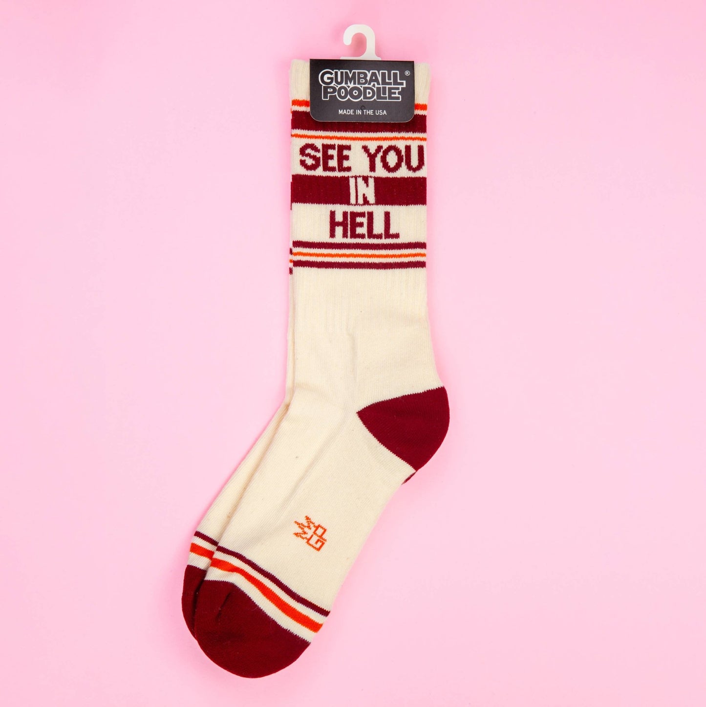 See You in Hell Gym Crew Socks - The Regal Find