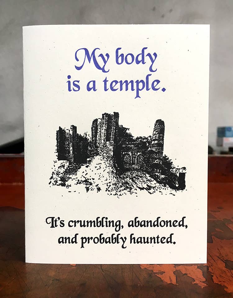 Temple Greeting Card - The Regal Find