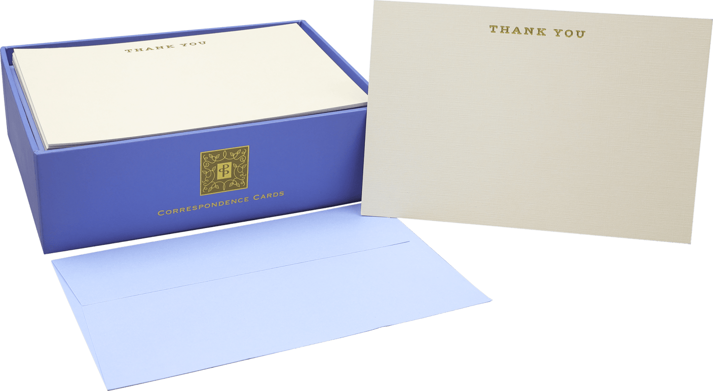 Thank You Correspondence Cards - The Regal Find