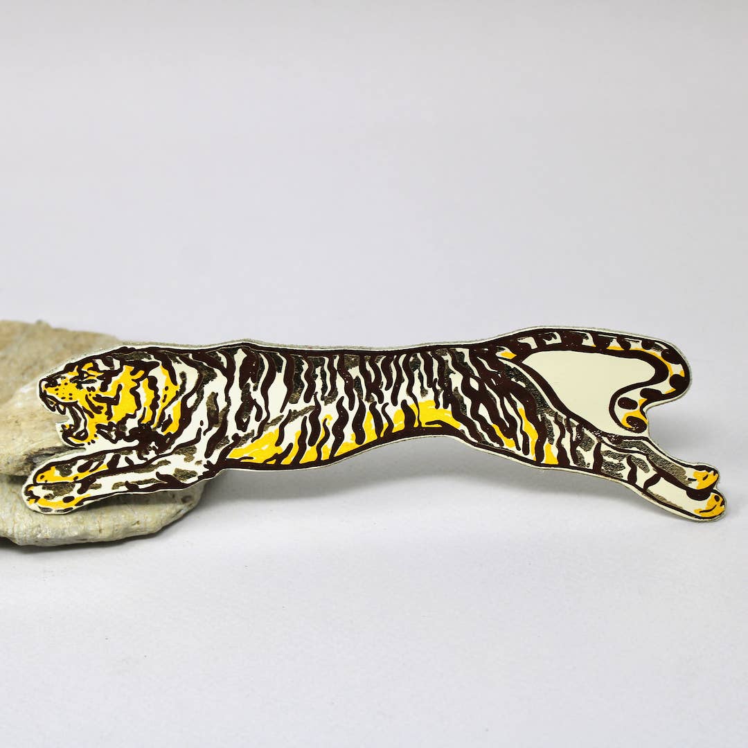 Tiger Bookmark: Hot Pink - The Regal Find