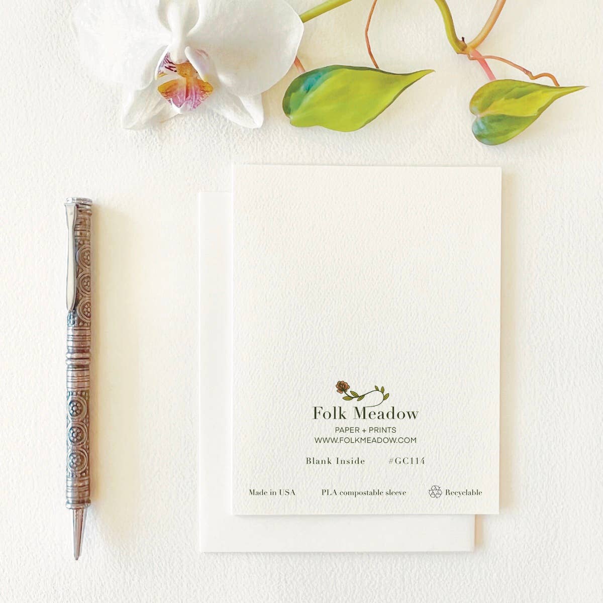 Treasured Orchid Birthday Greeting Card - The Regal Find