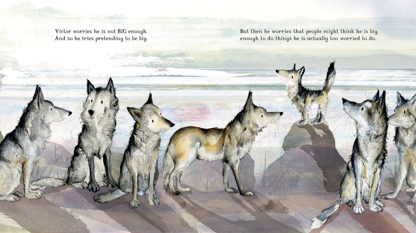 Victor, the Wolf with Worries by Catherine Rayner - The Regal Find