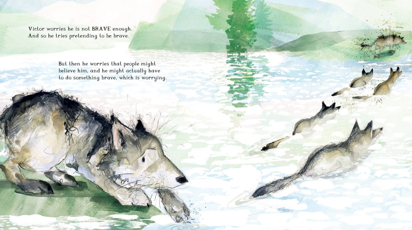 Victor, the Wolf with Worries by Catherine Rayner - The Regal Find