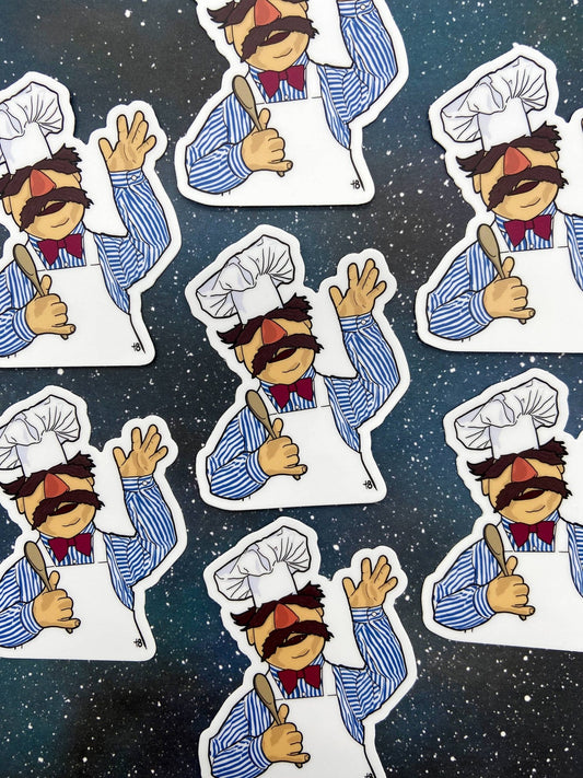 Vinyl Decal - Swedish Chef The Muppets - The Regal Find