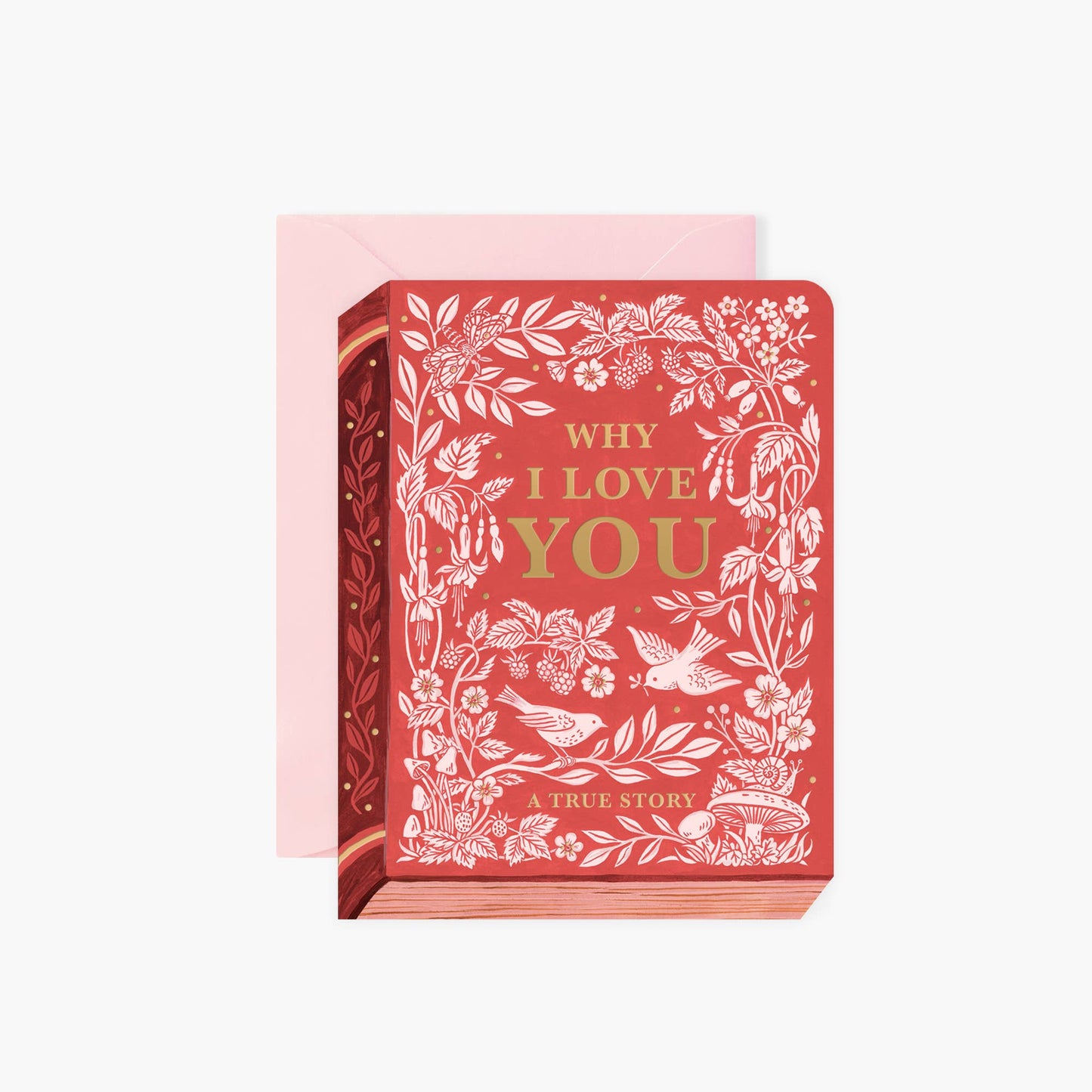 WHY I LOVE YOU "BOOK" | Valentine's Day greeting card - The Regal Find