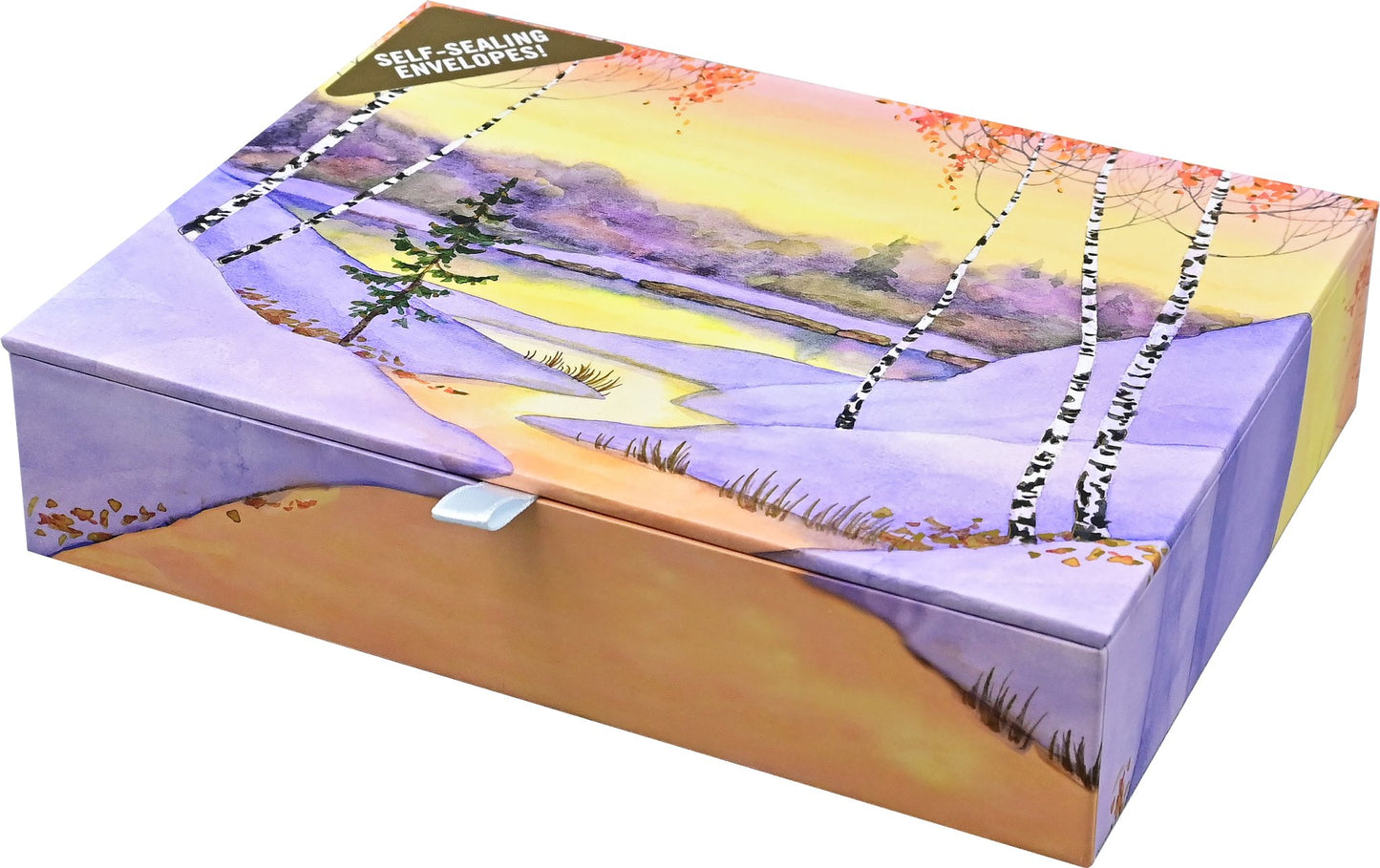 Winter Sunrise Deluxe Boxed Holiday Cards - The Regal Find