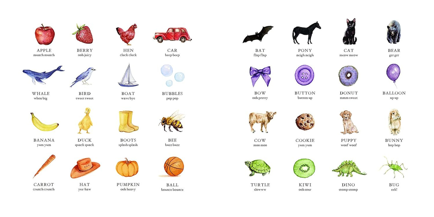 Wishy Washy: A Board Book of First Words and Colors for Growing Minds - The Regal Find