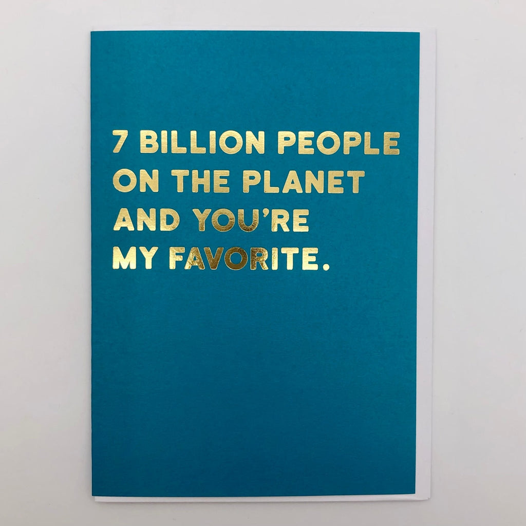 7 Billion People Card - The Regal Find
