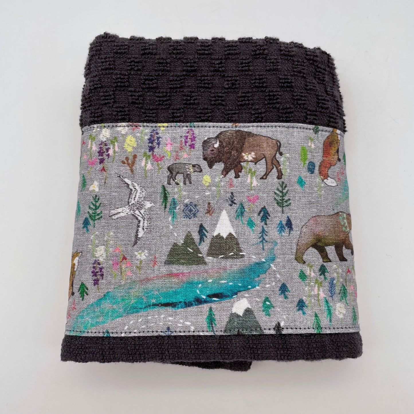 Alaska Animals Kitchen Towel