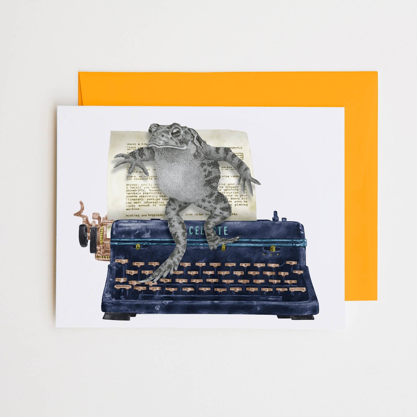 Stuart Bleuet American Toad Card