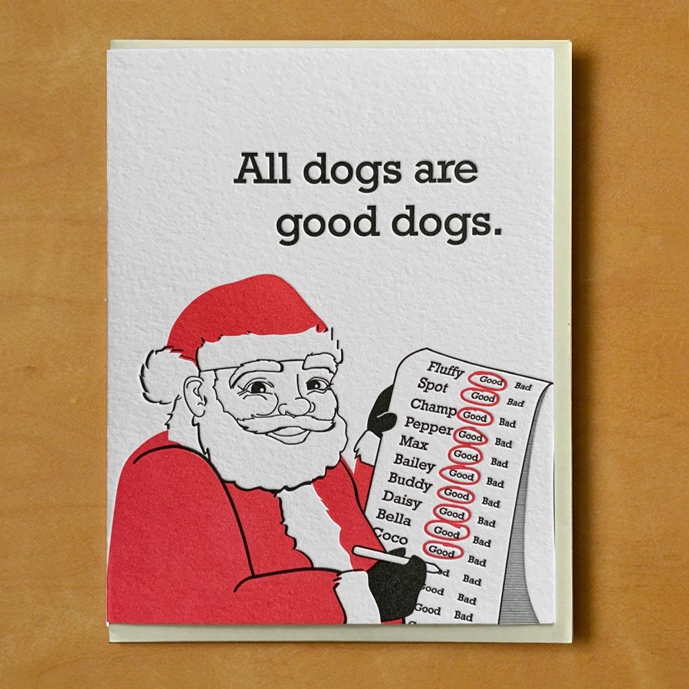 All Dogs are Good Dogs Card - The Regal Find