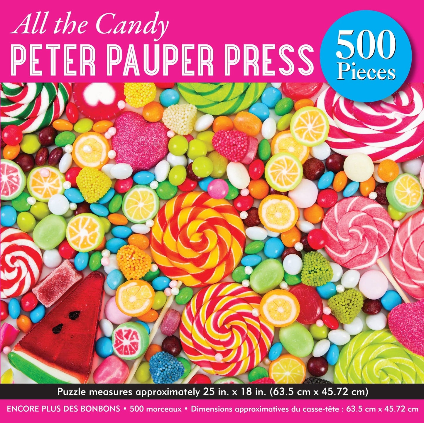 All The Candy 500 Piece Jigsaw Puzzle - The Regal Find