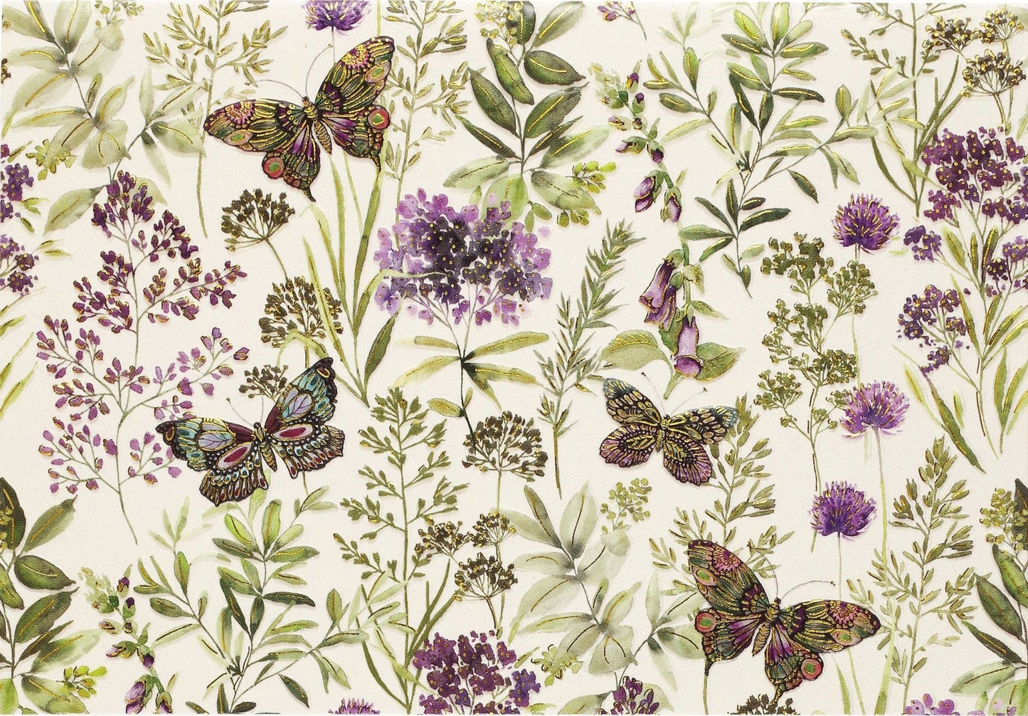 Amethyst Butterflies Note Cards - The Regal Find