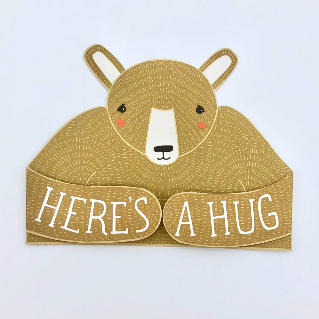 Bear Hug Die Cut Card - The Regal Find