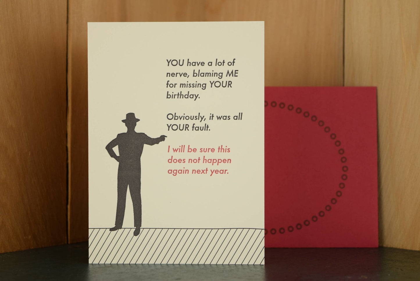 Blame Game Card - The Regal Find