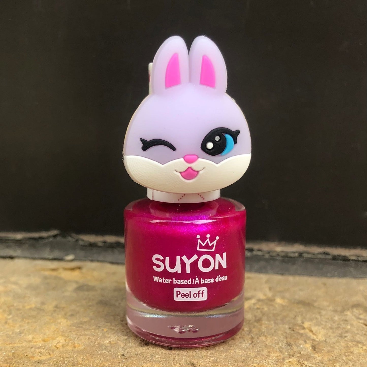 Bunny Ring Nail Polish -Shimmer Purple - The Regal Find