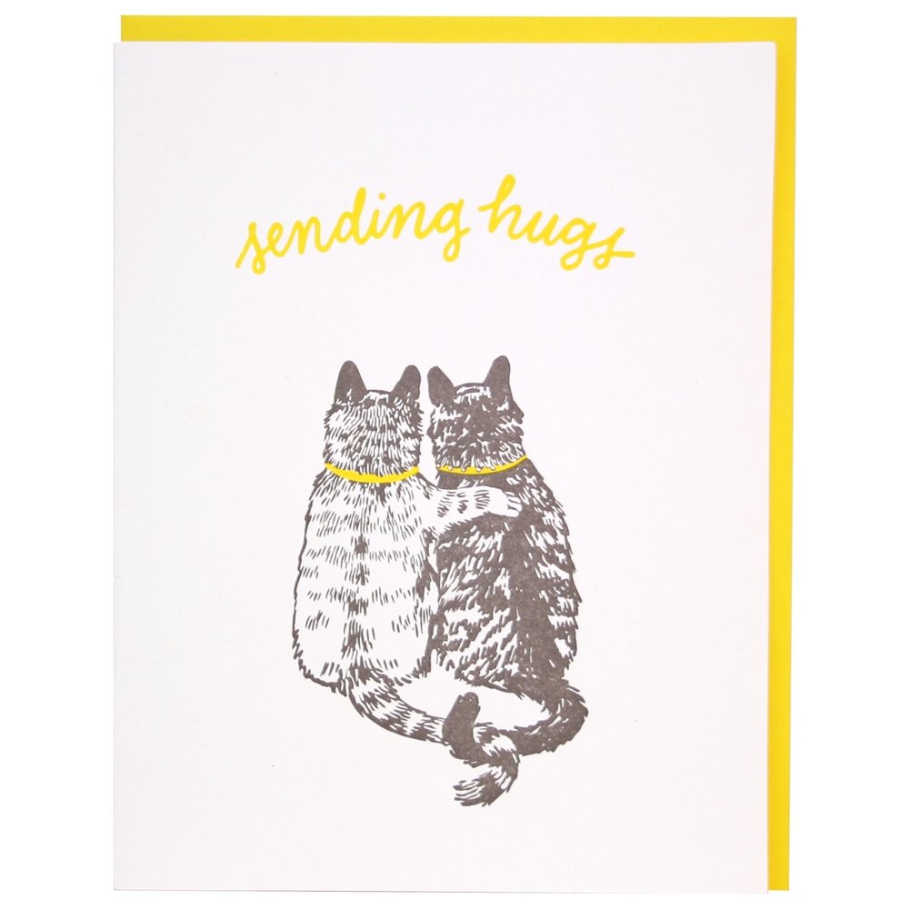Cat Hugs Support Card - The Regal Find