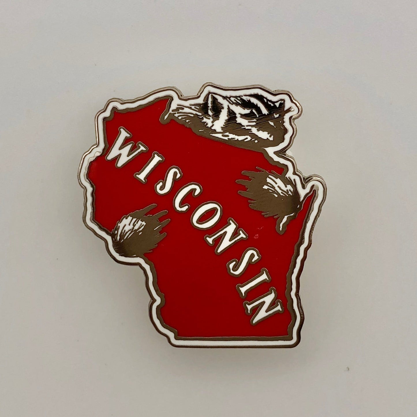 Enamel Badger Hug - The Regal Find