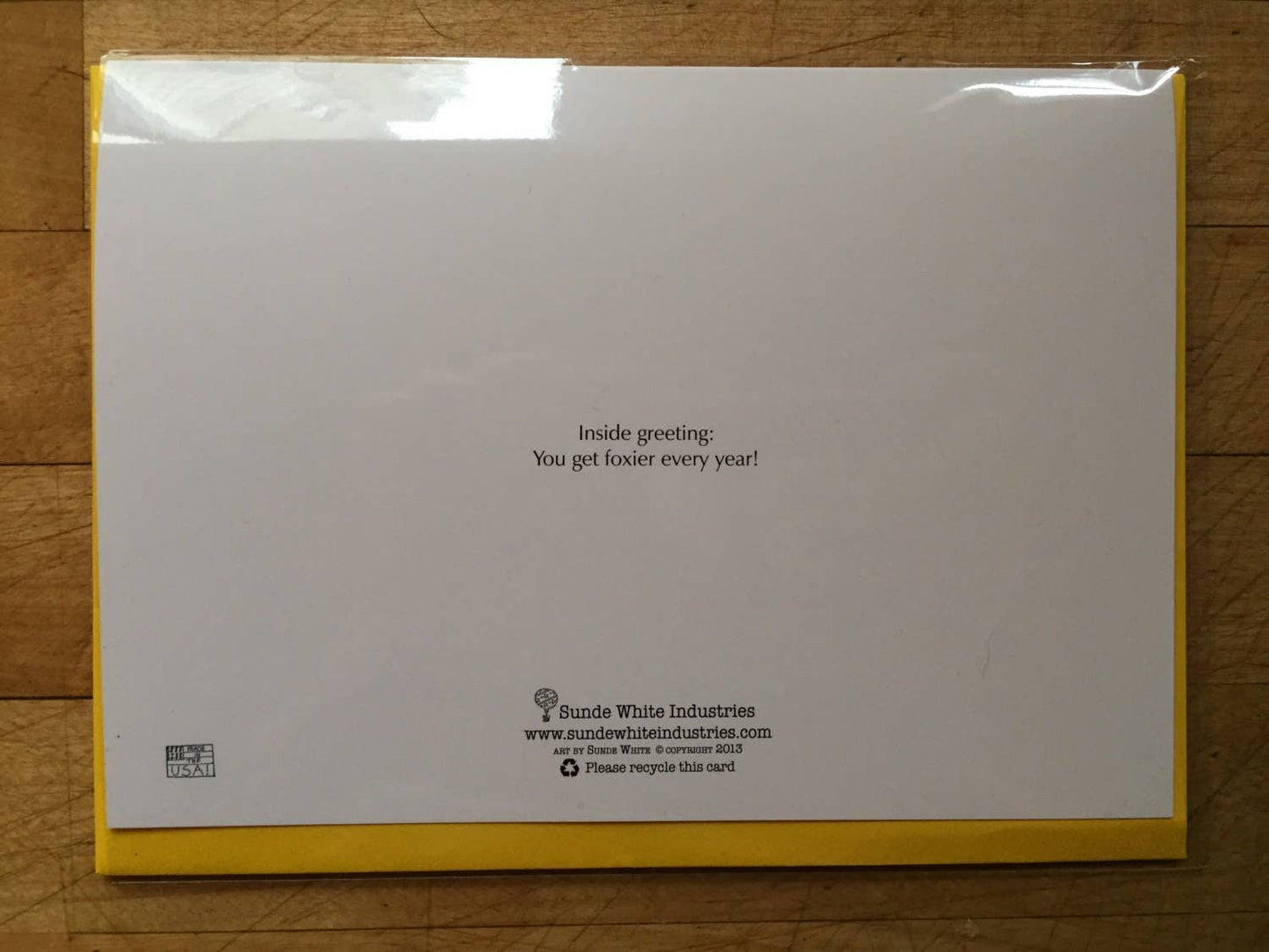 Foxy Birthday Card - The Regal Find