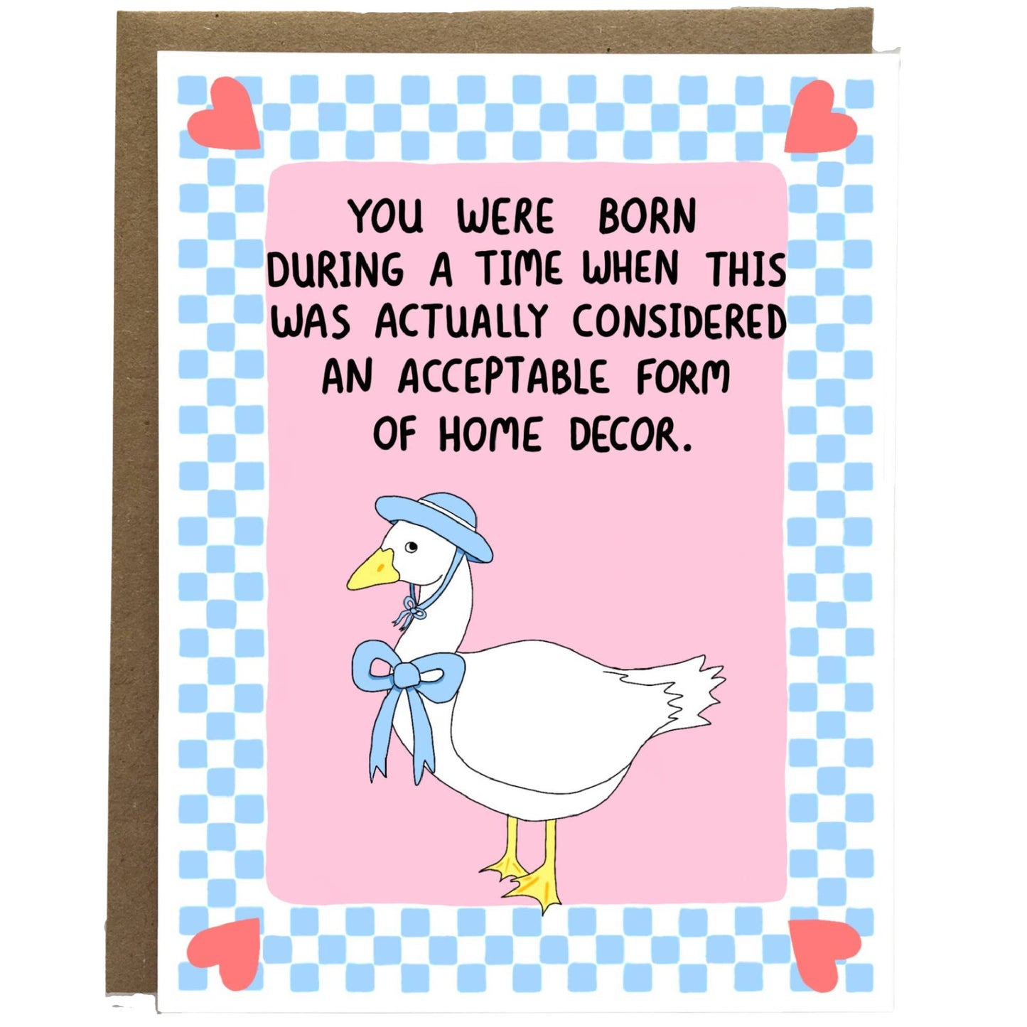 Goose Decor Birthday Card - The Regal Find