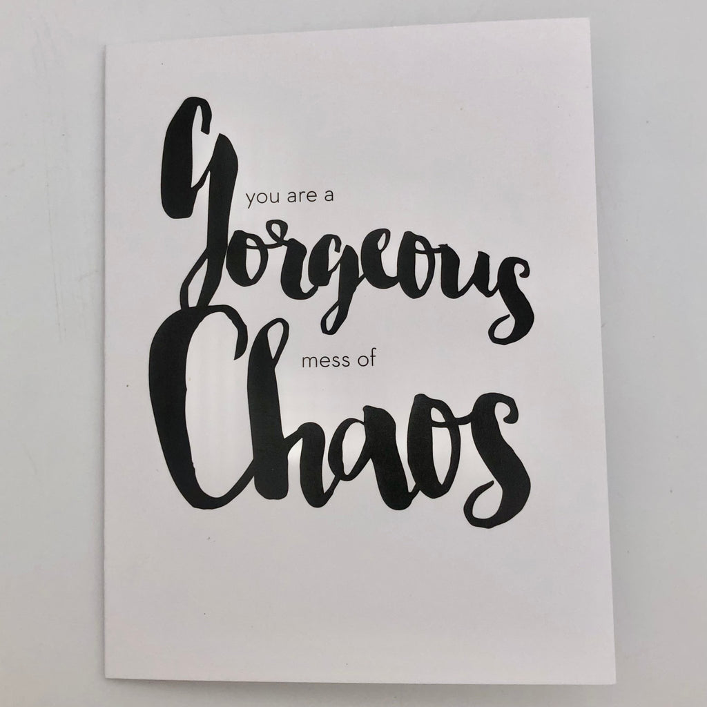 Gorgeous Chaos Card - The Regal Find