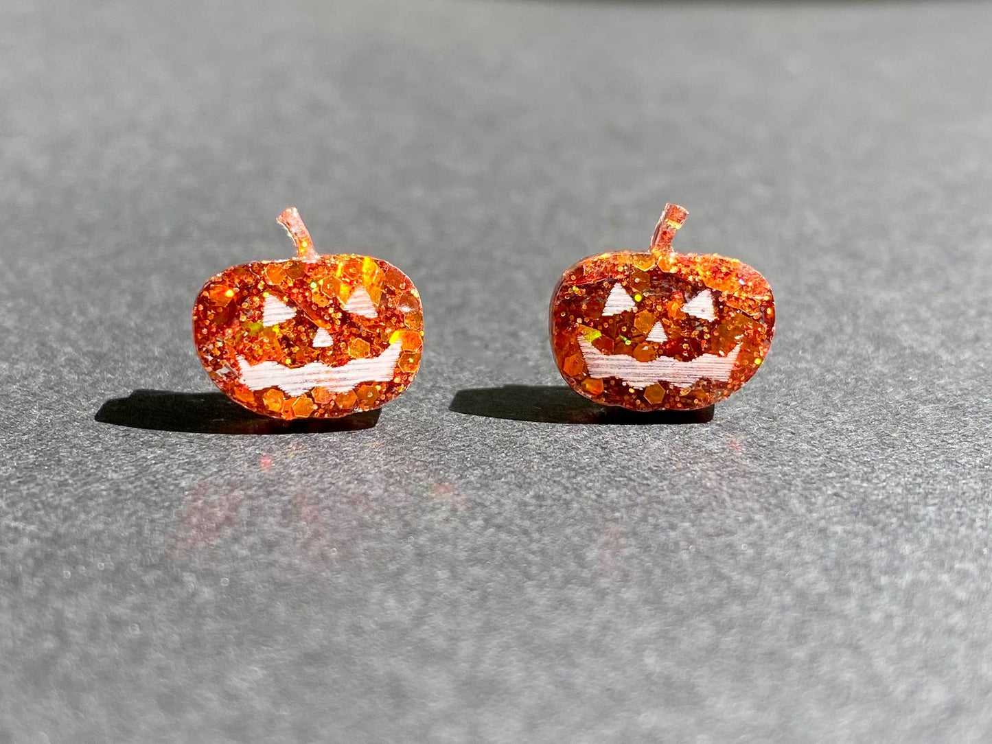 Halloween Fall Pumpkin Stud Earrings - The Regal Find