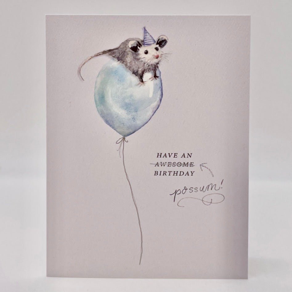 Have An Awesome (Possum!) Birthday Card - The Regal Find