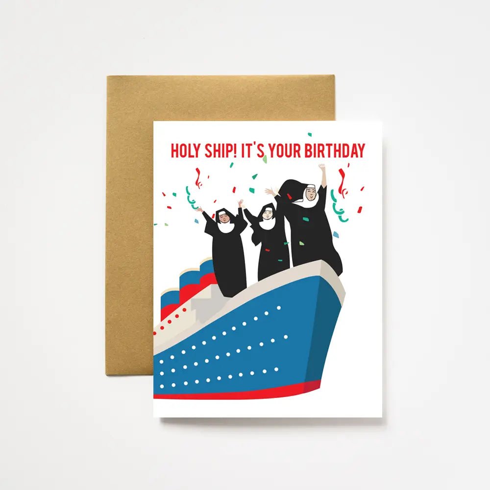 Holy Ship Birthday Card - The Regal Find
