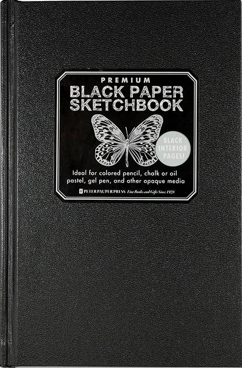 Premium Black Paper Sketchbook - The Regal Find
