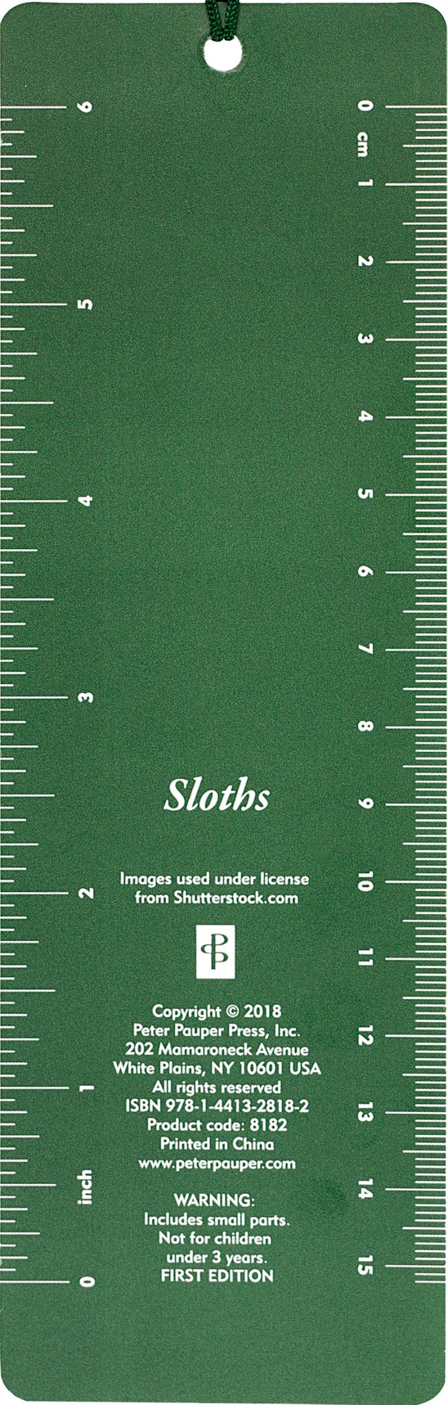 Sloths 3-D Bookmark - The Regal Find