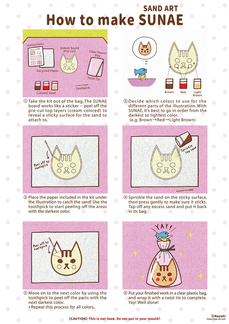 SUNAE (sand art) DIY Kit - Sunrise Boy - The Regal Find