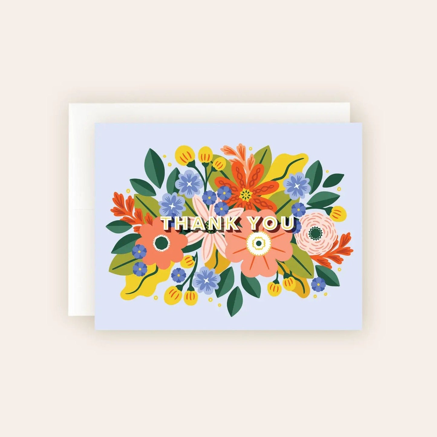 Thank You Card Floral Explosion - The Regal Find