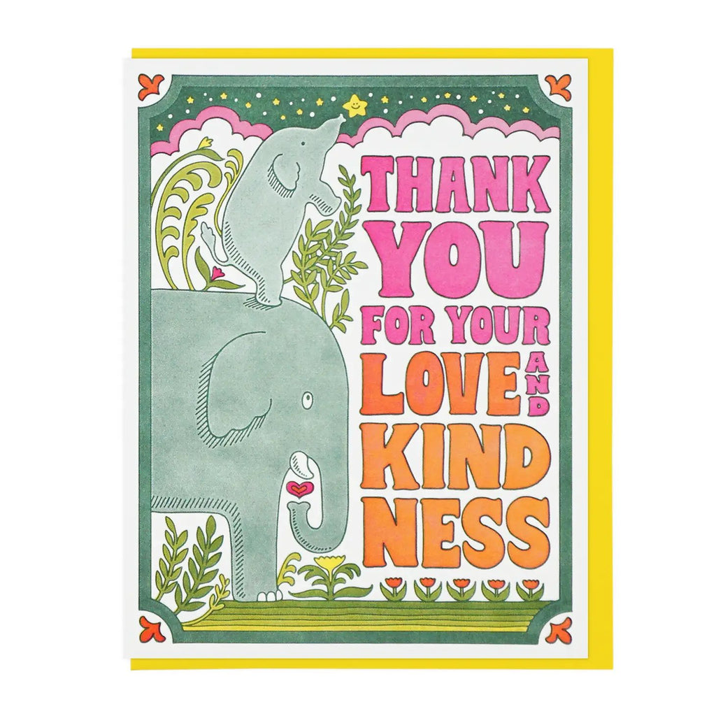 Thank You For Your Love and Kindness Card - The Regal Find