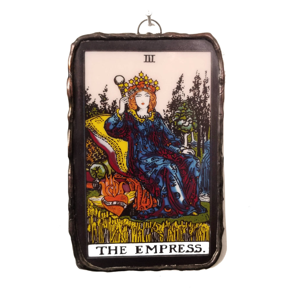 The Empress Glass Tarot Petite Art - The Regal Find