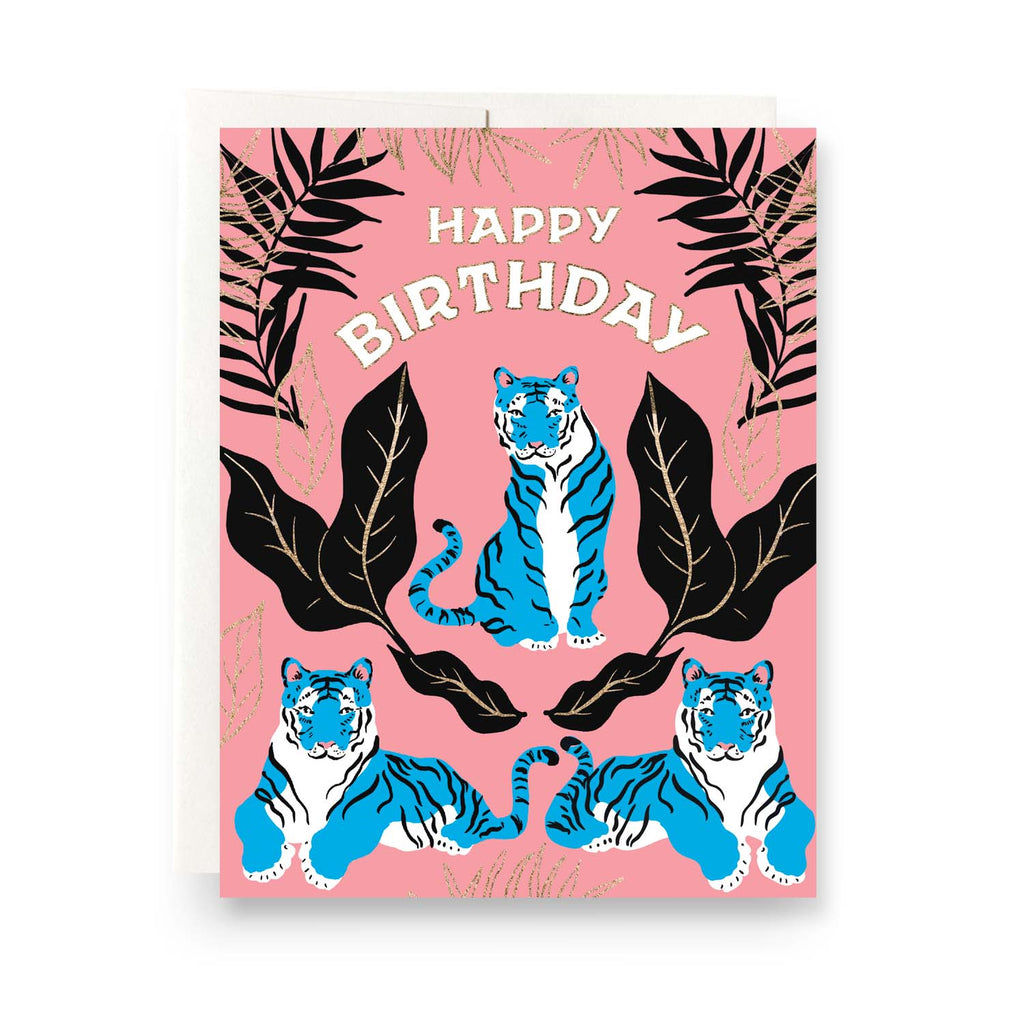Tiger Birthday Card - The Regal Find