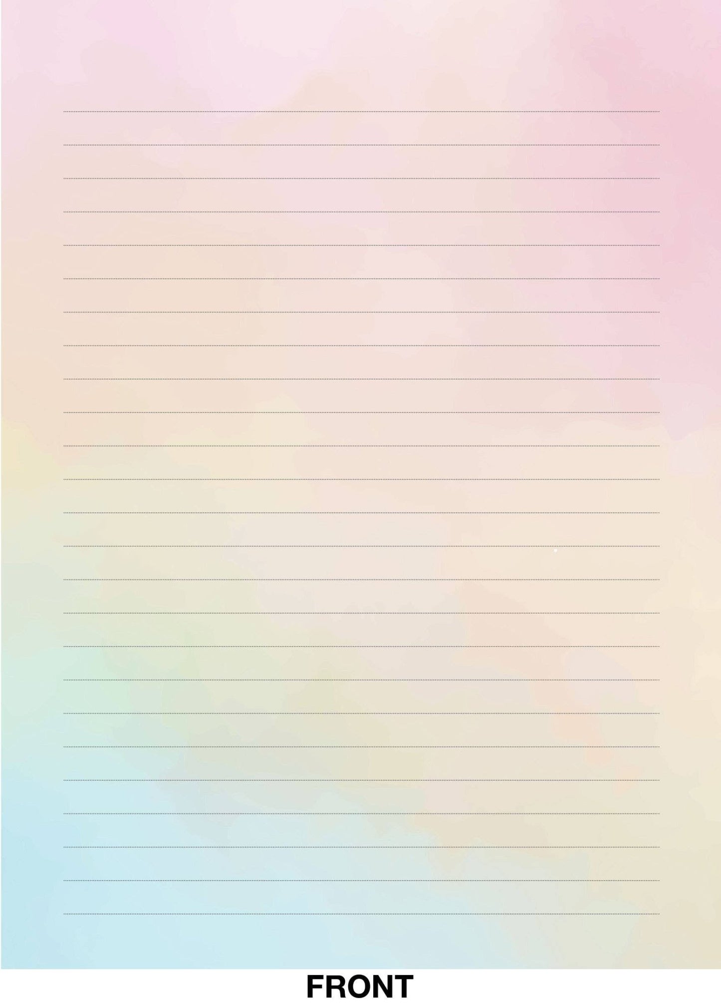 True Colors Lined Stationery Set - The Regal Find
