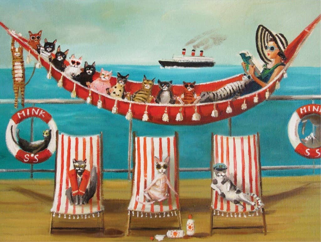 All Paws on Deck - 500 Piece Jigsaw Puzzle
