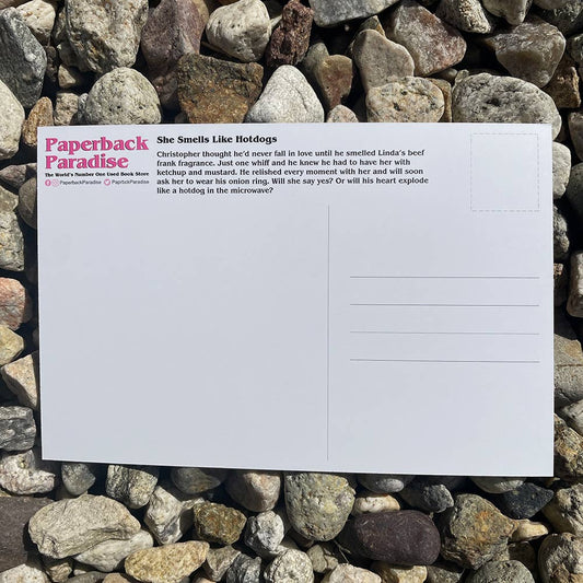 She Smells Like Hotdogs Postcard