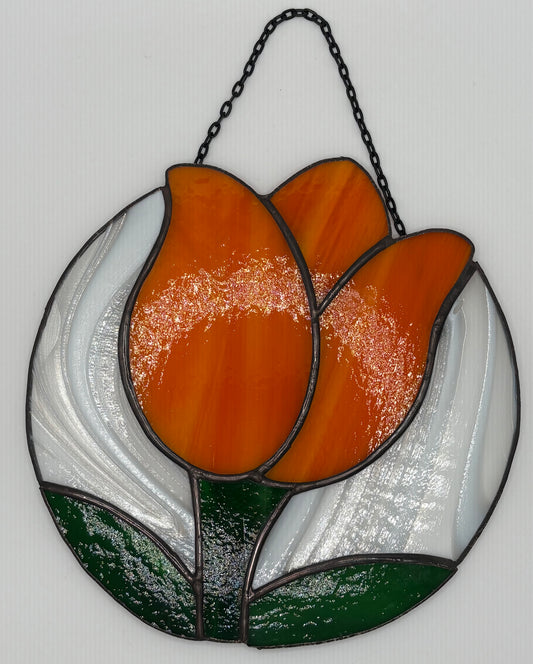 Stained Glass Tulip