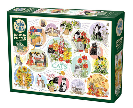 Cat Thoughts 1000pc puzzle