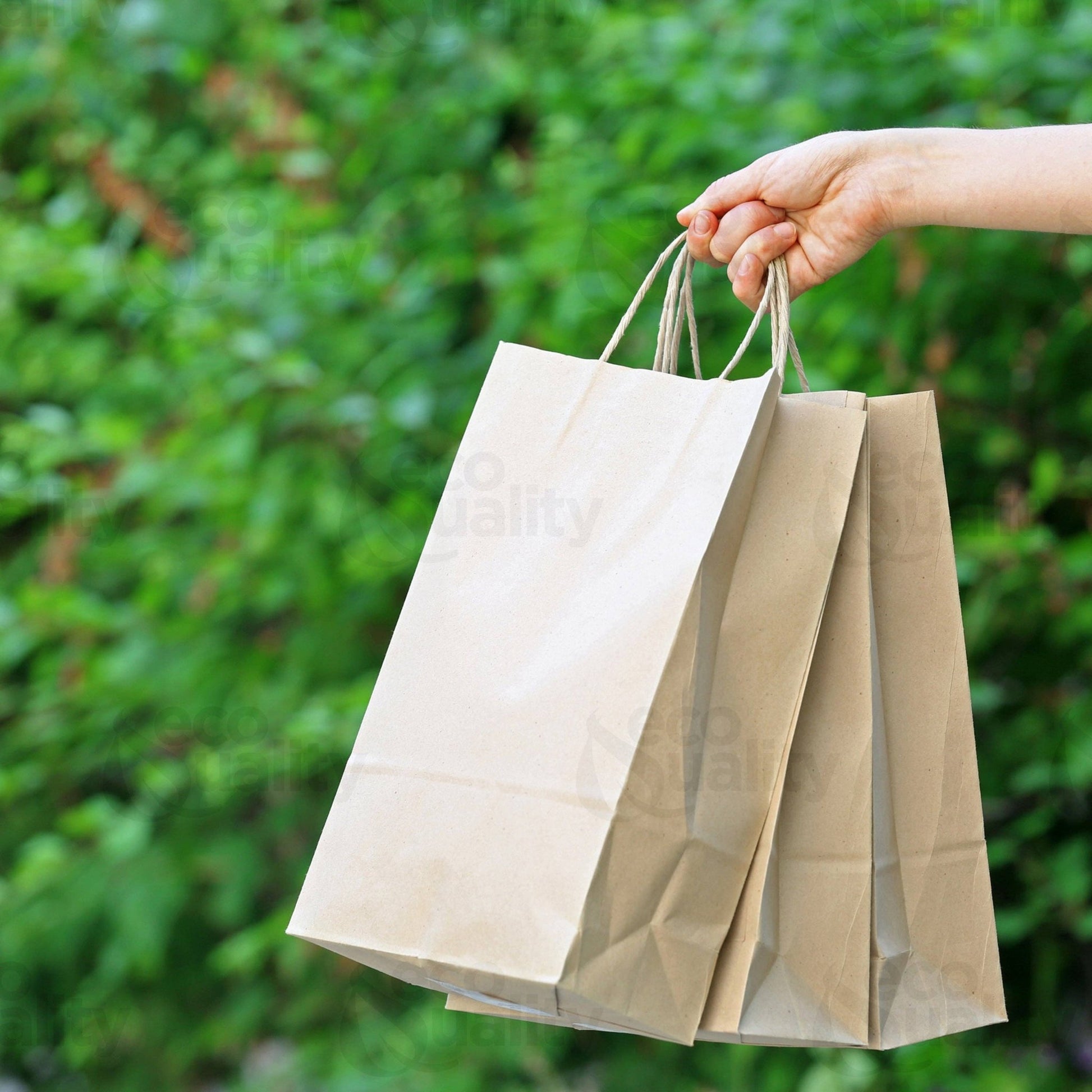 10x5x13 Medium Kraft Paper Gift Bags w/Twine Handles Brown: 25pcs - The Regal Find
