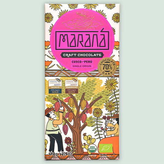 Marana Dark Chocolate Bar Cusco 70% (Peruvian Chocolate)