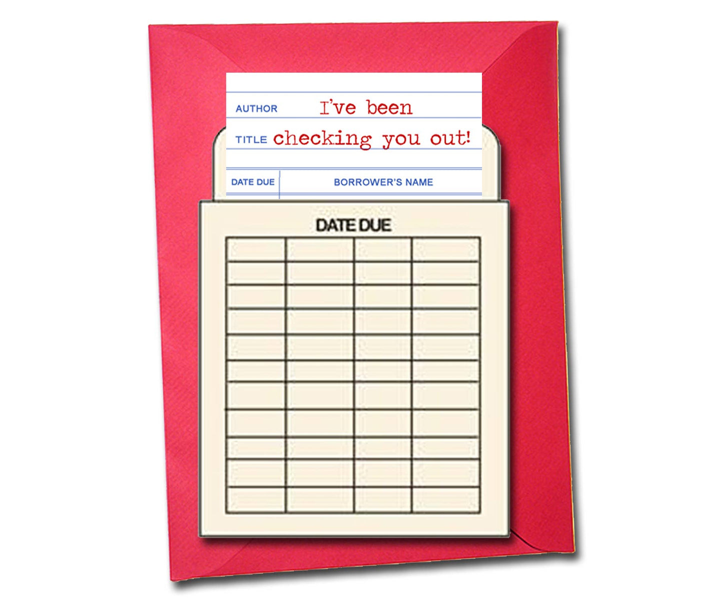 I've Been Checking You Out! Romance Greeting Card