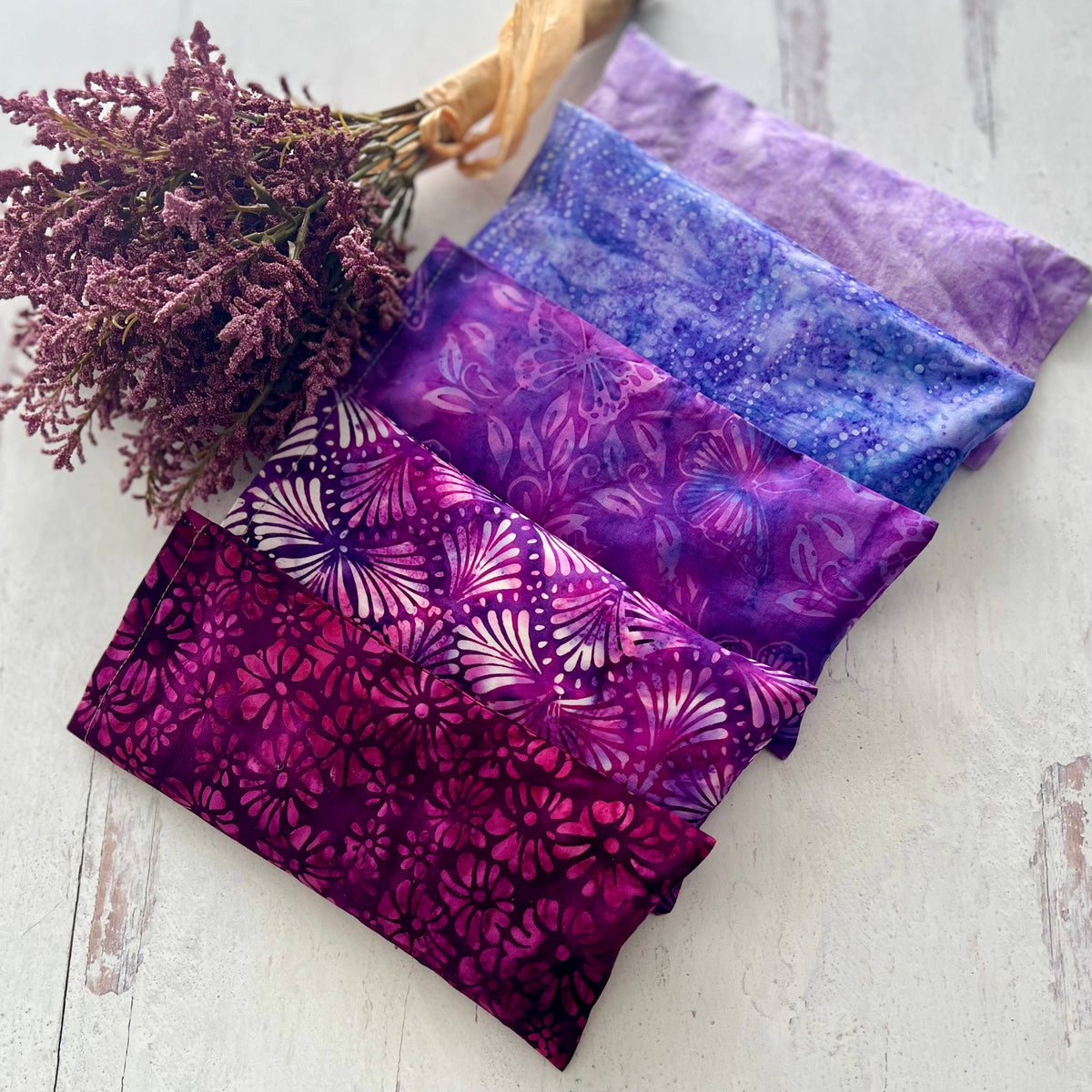 EYE PILLOW unscented/LAVENDER, hot/cold, yoga, meditation: Purple / Unscented FLAXSEED ONLY