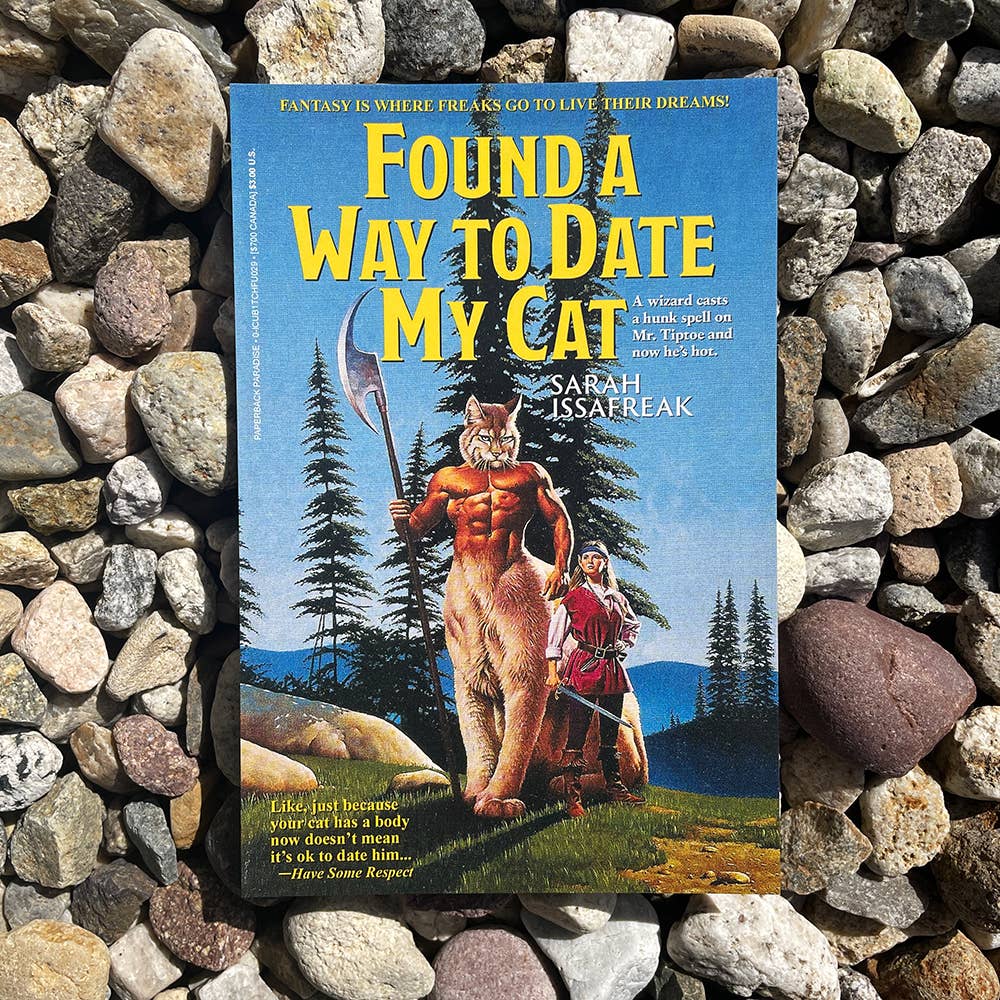 Found a Way to Date My Cat Postcard