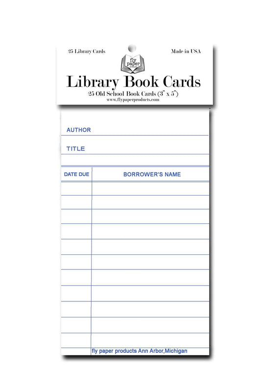 25 Assorted Vintage Nostalgia Library Card Pack: Assorted