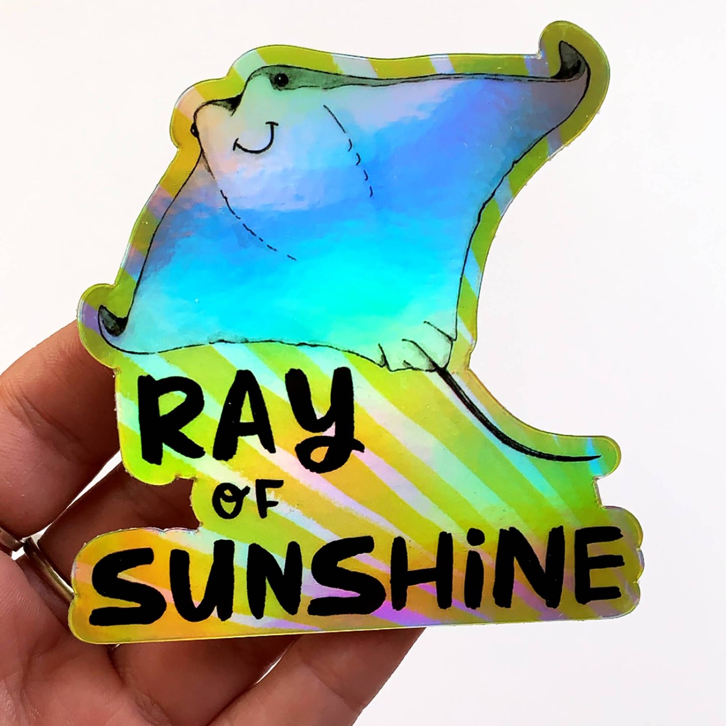 Holographic Ray of Sunshine Sticker