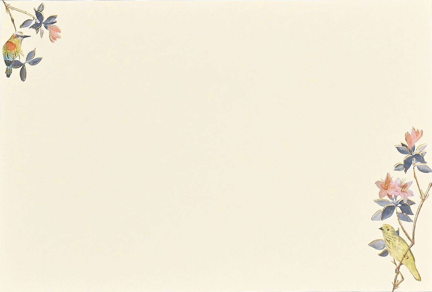 Bird Garden Correspondence Cards