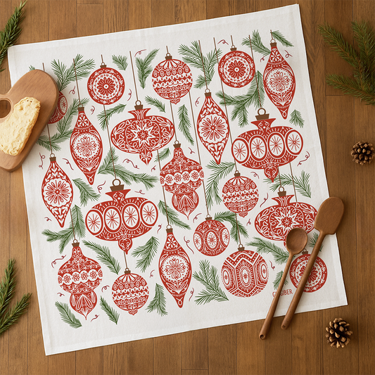 Ornament Tea Towel