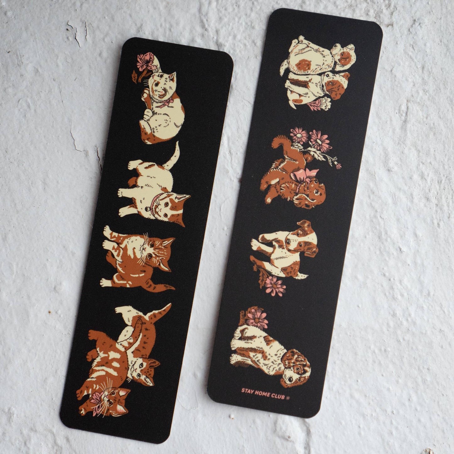 Kittens & Puppies Bookmark | Double Sided Cat Dog Bookmark